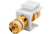 Netværkskabel - Pro Keystone module speaker - Rød - 4040849794841