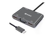 Dockingstation - Sandberg USB-C MultiPort Docking Station - 136-35