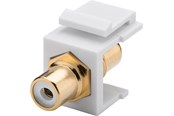Netværkskabel - Pro Keystone Cinch/RCA module - Hvid - 0cm - 4040849796760