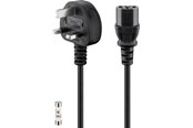 Strømkabel (intern) - Pro UK - cold-device - Sort - 1.8 m - 4040849513237