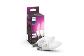 Smart Home - Philips Hue Color E14 B39 Kertepære - 2-Pak - 929002294205