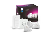 Smart Home - Philips Hue Color GU10 Spot - Starter kit med 3 pærer - 929003666510