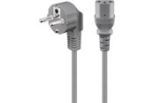 Strømkabel (ekstern) - Pro Cold-device connection cord angled 2 m grey - 4040849500763