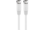 Antennekabel/stik - Pro SAT antenna cable (80 dB) 2x shielded 7.5m - 4040849507403