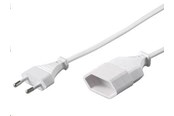 Strømkabel (ekstern) - Pro Euro extension 3 m white - PE030830W