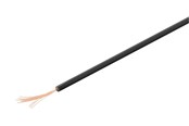 Kabler, ledninger, afdækning og brandsikring - Pro Insulated copper wire black - 4040849550454