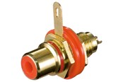 Audio kabel - Pro RCA female connector for housing assembly with insulation and soldered connection - 4040849113079