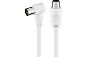 Antennekabel/stik - Pro Angled antenna cable (<70 dB) 2x shielded - 4040849117121