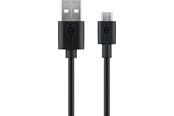 USB kabel - Pro USB-A <-> USB Micro-B - 0.5m - Sort - 4040849386596