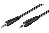 Audio kabel - Pro AUX audio connector cable 3.5 mm stereo flat cable - 4040849500190