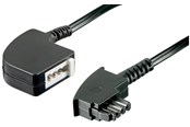 Netværkskabel - Pro TAE-F extension cable - Sort - 3m - 4040849502422