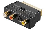 Skærmkabel - Pro SCART to composite audio/video and S-Video adapter IN/OUT - 4040849504990