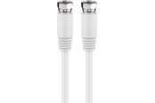 Antennekabel/stik - Pro SAT antenna cable (80 dB) 2x shielded 5m - 4040849507397