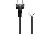 Strømkabel (ekstern) - Pro Safety plug cord for assembly 1.5 m black - 4040849513275