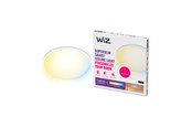 Smart Home - WiZ SuperSlim Smart Loftslampe Hvid, 16W, Justerbar hvidt & Dæmpet lys - 929002685122