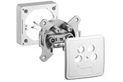 Tilbehør (Ophæng, fatninger, mv.) - Pro 4-way antenna-wall-socket set - 4040849670893