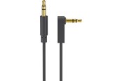 Audio kabel - Pro AUX audio connector cable 3.5 mm stereo 3-pin slim CU angled 0.5m - 4040849677823