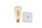 Smart Home - EGLO CONNECT.Z SÆT SENSOR OG E27 ST64 amber SMART pære M/VARM HVID LYS - 12258