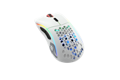 Mus - Glorious Model D Wireless - Matte White - Gaming Mus - Optisk - 6 knapper - Hvid med RGB-LED lys - GLO-MS-DW-MW