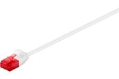 Netværkskabel - Pro LAN CAT 6 UTP slim - Hvid - 3m - 4040849936944
