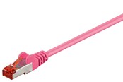 Netværkskabel - Pro LAN CAT 6 S/FTP - Pink - 5m - 4040849955150