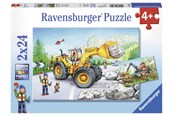 Puslespil - Ravensburger Digger At Work 2x24p - 78028