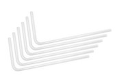 Gør-det-selv vandkøling - EK Water Blocks EK-Loop Hard Tube 16mm 0.8m Pre-Bent 90° - Acrylic (6pcs) - 3831109826065