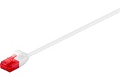 Netværkskabel - Pro CAT 6 slim patch cable U/UTP.white - 4040849936951