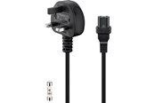 Tilbehør (Ophæng, fatninger, mv.) - Pro UK - power supply cord 1.8 m black - 4040849939594
