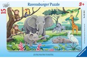 Puslespil - Ravensburger African Animals 15pcs - 10106136