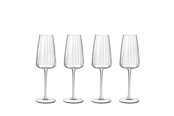 Borddækning - Luigi Bormioli Champagneglas Optica 21 cl 4 stk. - 24704