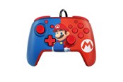 Spil tilbehør - PDP Faceoff Deluxe+ Audio Wired Controller - Mario - Wired Controller - 500-134-EU-C1MR
