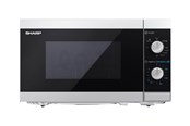 Mikro/miniovn - Sharp YC-MG01E-S - microwave oven with grill - freestanding - silver/black - YC-MG01E-S