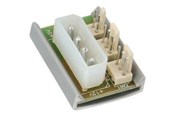 Køling og blæser - InLine PC Fan Multi Power Port Adapter Molex 5.25" to x 2 Fan Power - 33008A
