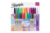 Skrive- og Tegneværktøjer - Sharpie Permanent Markers | Fin spids | Elektropop- og forskellige originale farver | 24 styk - 1940862