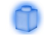 Børnelamper - Euromic LEGO Classic Silicone Brick 1000% night light with LEDlite- BLUE - 4006436-LGL-LP37
