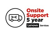 Service & support - Lenovo Onsite Upgrade - extended service agreement - 5 years - on-site - 5WS0V08568