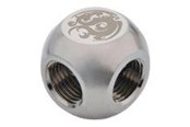 Gør-det-selv vandkøling - Bitspower Adapter T-Splitter 3x G1/4 Zoll IG - sil - BP-TMB