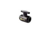 Gør-det-selv vandkøling - Bitspower Matt Black Mini Valve With Black Handle - BP-MVV-MBK