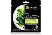Ansigtspleje - Garnier Skin Pure Charcoal Black Sheet Mask with Seaweed Extract - 359347