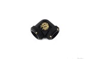 Gør-det-selv vandkøling - Bitspower Matt Black Enhance 90-Degree Dual Multi-Link Adapter For OD 12MM - BP-MBE90DML