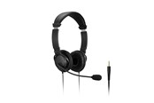 Hovedtelefoner/headset - Kensington Klassisk 3,5 mm headset med mikrofon og volumenkontrol - K33597WW