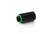 Gør-det-selv vandkøling - Bitspower G1/4" IG1/4" Extender Fitting - 30MM (Glorious Black) (2 PCS ) - TA-F63-GB