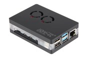 Kabinet - Joy-It Manetic Plastic Case With Dual Fan - Kabinet - Gennemsigtig - RB-CaseP4+03B