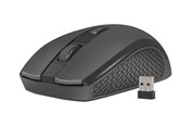 Mus - Natec Jay 2 - mouse - 2.4 GHz - black - Mus - Optisk - 4 knapper - Sort - NMY-1799