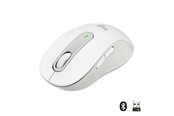Mus - Logitech Signature M650 Large Wireless Off-White - Mus - Optisk - 5 knapper - Hvid - 910-006238