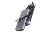 Dockingstation - AXAGON HMC-6M2 - dockingstation - USB-C 3.2 Gen 1 / Thunderbolt 3 - HDMI - GigE - HMC-6M2