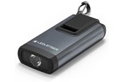 Lommelygter og pandelamper - Ledlenser K6R nøglekæde-lommelygte, 400 lumen, grå - 502577