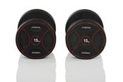 Sport & Fitness - Gymstick Pro PU Dumbbells 2 x 15kg - 61030-15