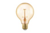 Lyskilder - EGLO LED pære G80 Globe 4,5W/822 400 lumen amber 3-trin E27 - 113045